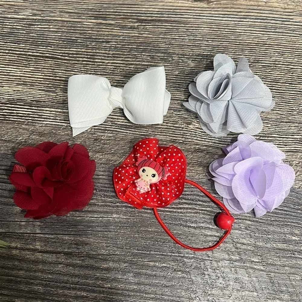8 hair accessories